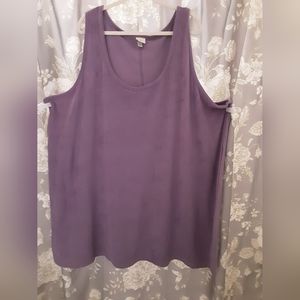 A New Day - 4x Terry Tank Dress Purple